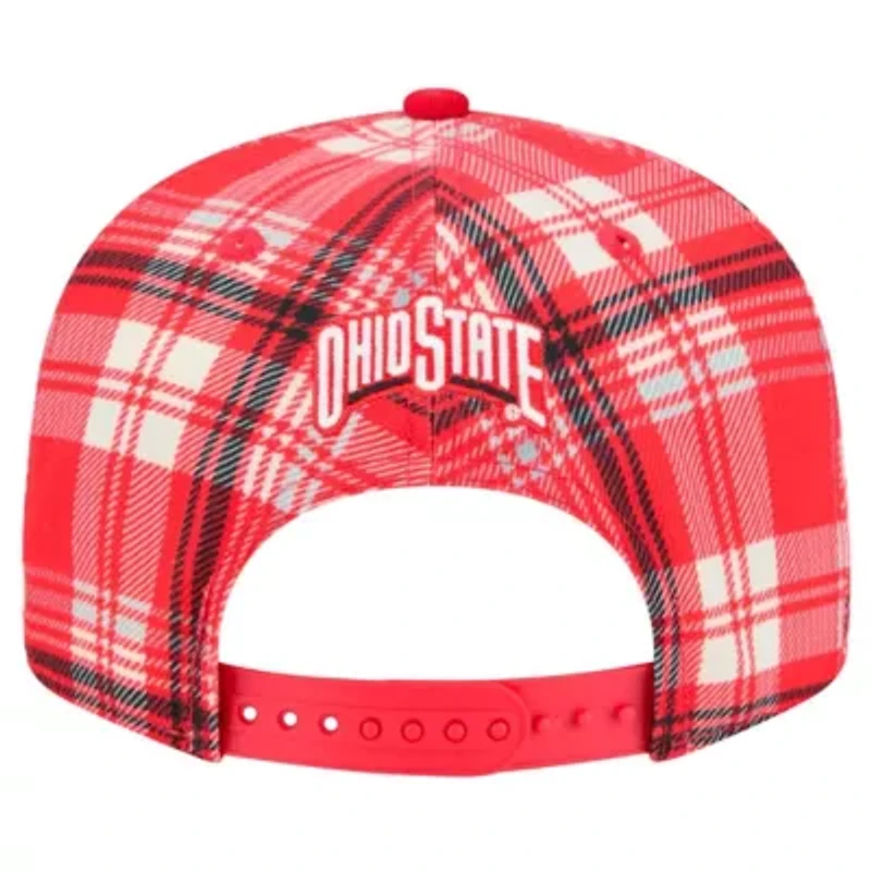 NCAA Ohio State Buckeyes Plaid 9FIFTY Snapback Hat