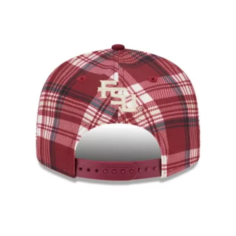 NCAA Florida State Seminoles Plaid 9FIFTY Snapback Hat