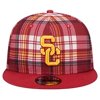 NCAA USC Trojans Plaid 9FIFTY Snapback Hat