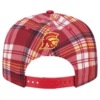 NCAA USC Trojans Plaid 9FIFTY Snapback Hat