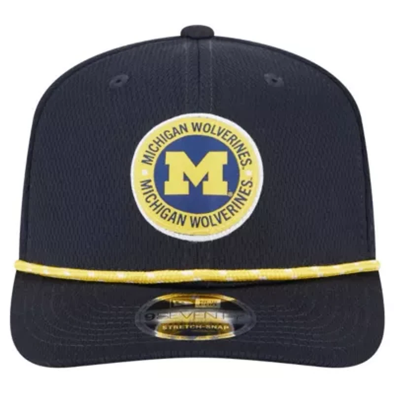 NCAA Michigan Wolverines COOLERA 9SEVENTY Rope Stretch-Snap Hat