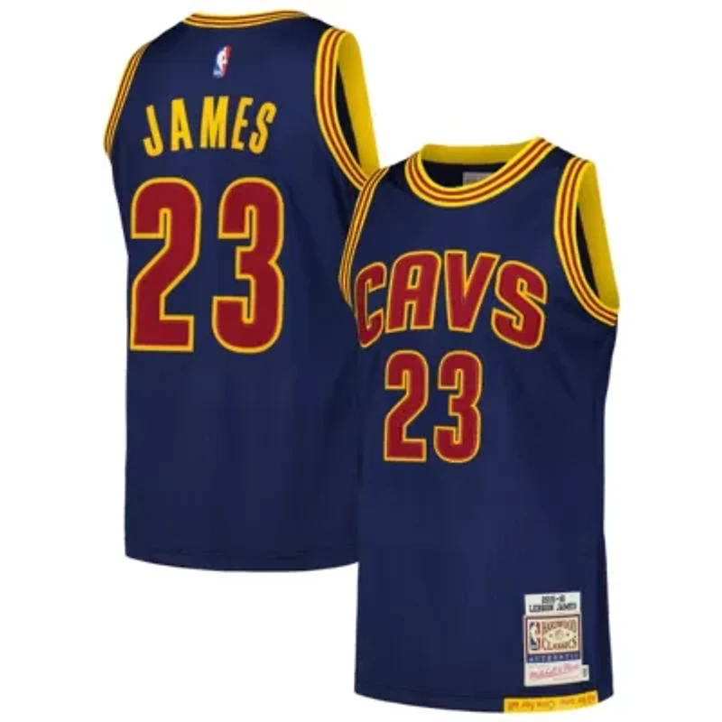 NBA LeBron James Cleveland Cavaliers 2015/16 Hardwood Classics Authentic Jersey
