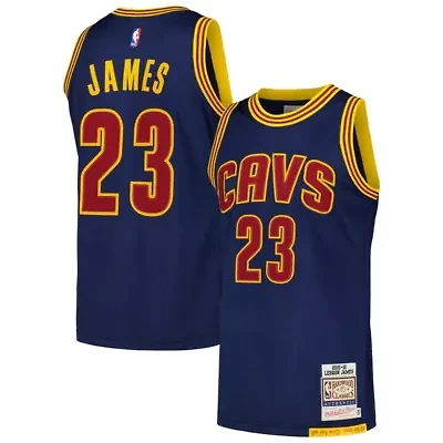 NBA LeBron James Cleveland Cavaliers 2015/16 Hardwood Classics Authentic Jersey
