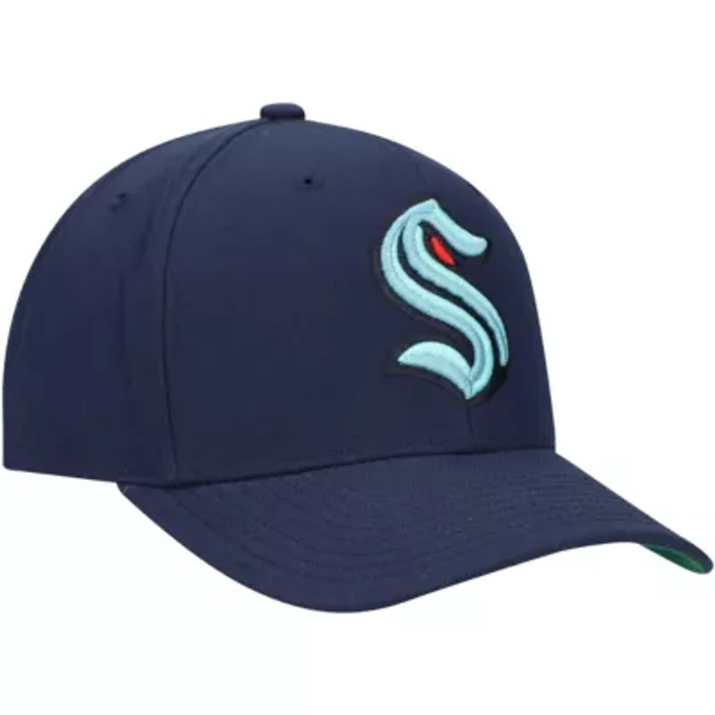 NHL Deep Sea Seattle Kraken Team Ground Pro Adjustable Hat
