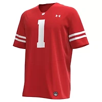 NCAA Under Armour #1 Wisconsin Badgers Replica Football Jersey