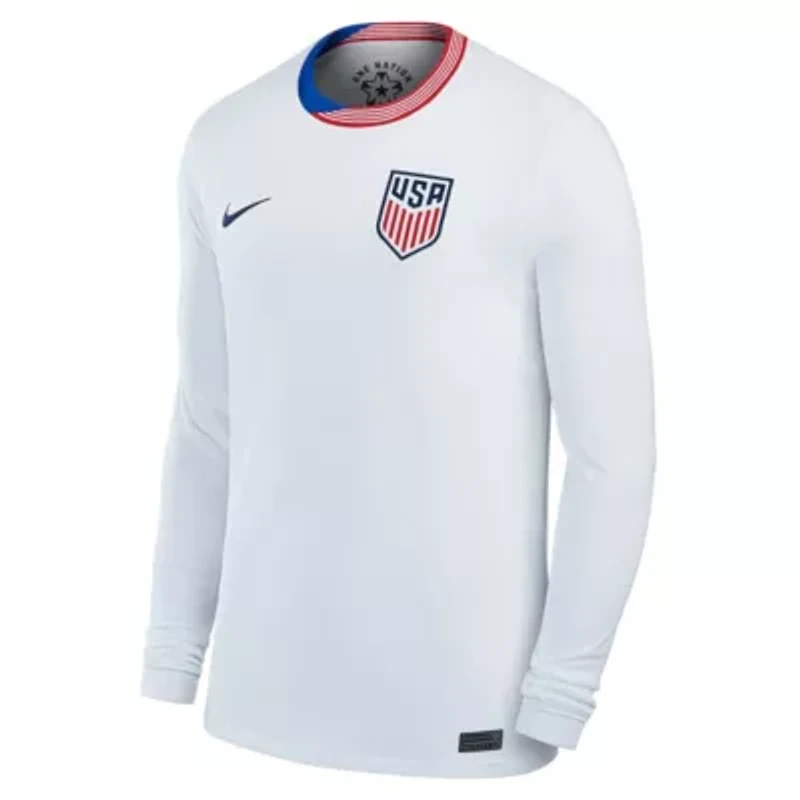 Soccer National Teams Nike USMNT 2024 Home Replica Long Sleeve Jersey