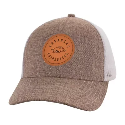NCAA Tan/White Arkansas Razorbacks Pregame Adjustable Hat