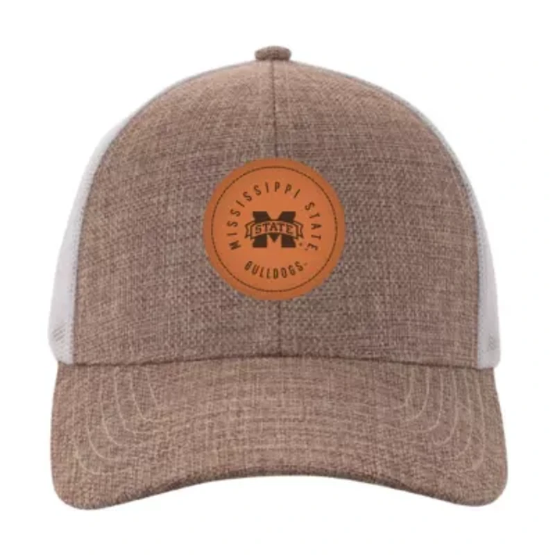 NCAA Tan/White Mississippi State Bulldogs Pregame Adjustable Hat