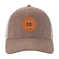 NCAA Tan/White Mississippi State Bulldogs Pregame Adjustable Hat
