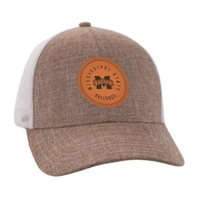 NCAA Tan/White Mississippi State Bulldogs Pregame Adjustable Hat