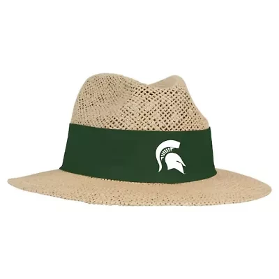 NCAA Michigan State Spartans Wellington Gambler Straw Hat