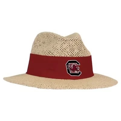NCAA South Carolina Gamecocks Wellington Gambler Straw Hat