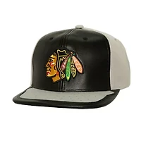 NHL Black/Gray Chicago Blackhawks Day One Snapback Hat