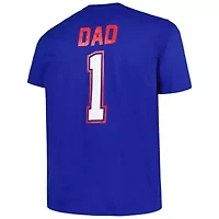 MLB Texas Rangers Big & Tall #1 Dad T-Shirt