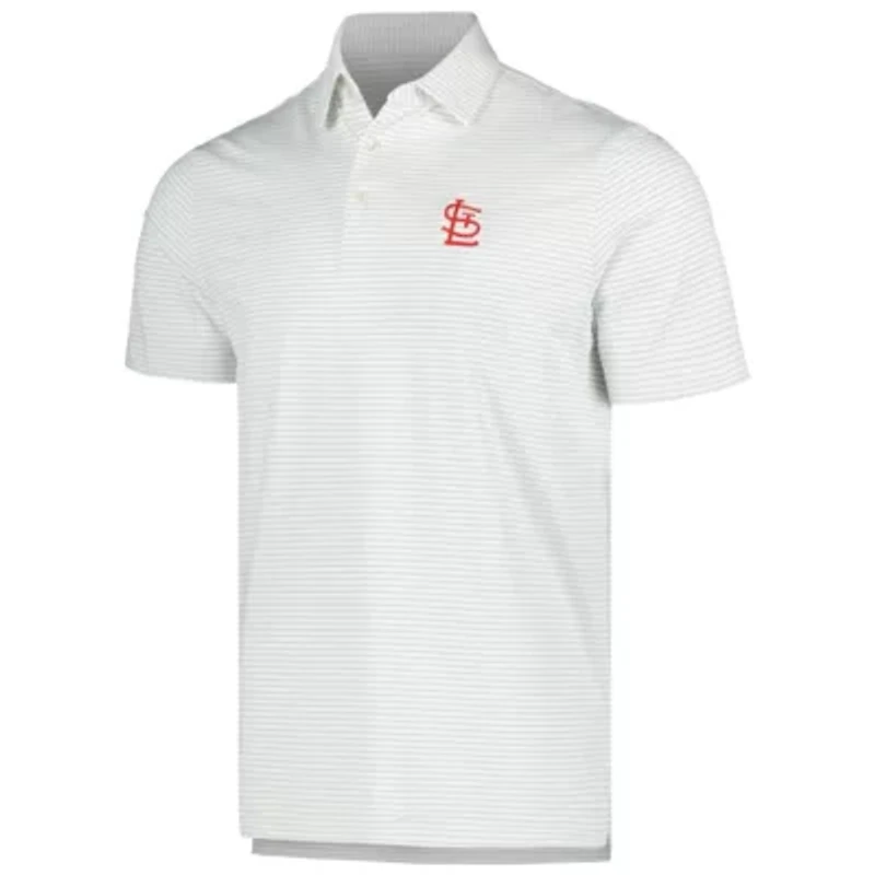 MLB Vineyard Vines St. Louis Cardinals Bradley Stripe Polo