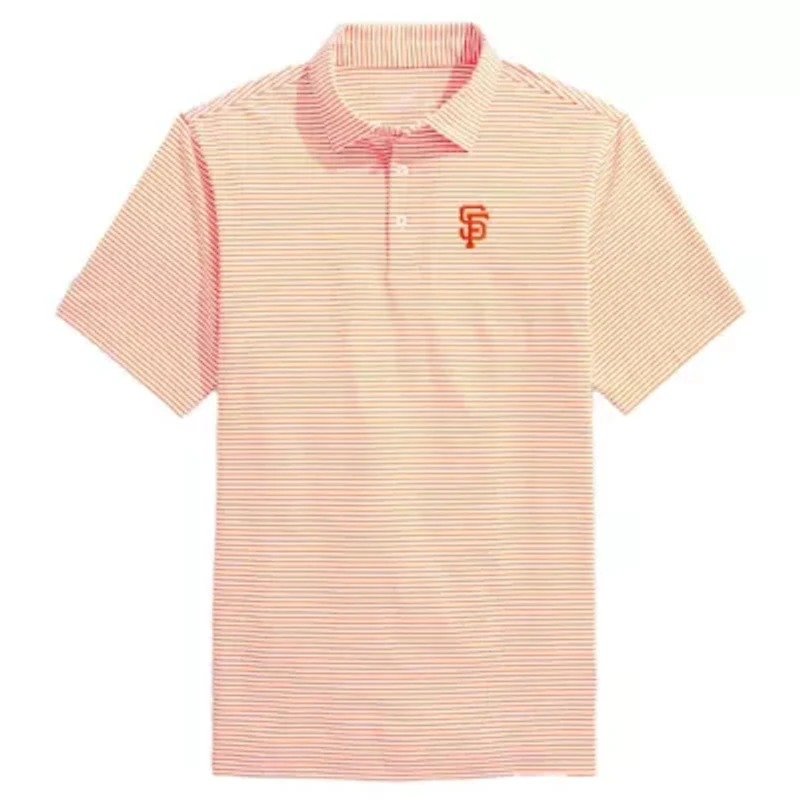 MLB Vineyard Vines San Francisco Giants Bradley Stripe Polo