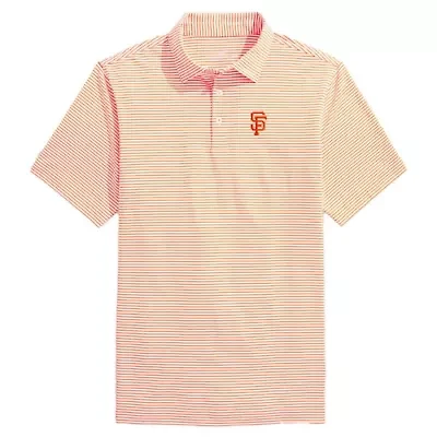 MLB Vineyard Vines San Francisco Giants Bradley Stripe Polo