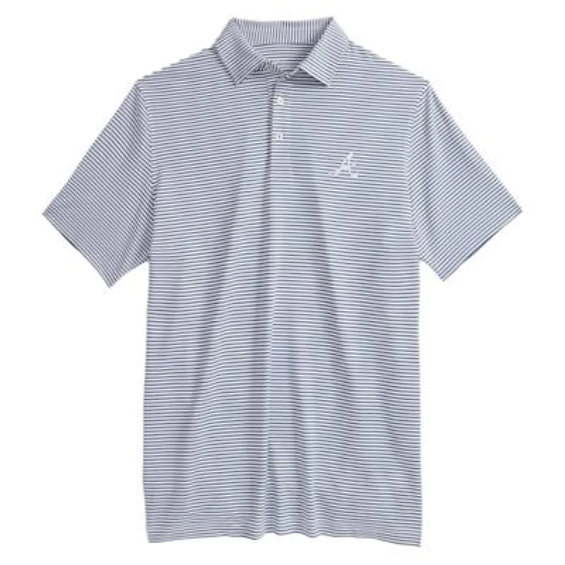 MLB Vineyard Vines Atlanta Braves Bradley Stripe Polo