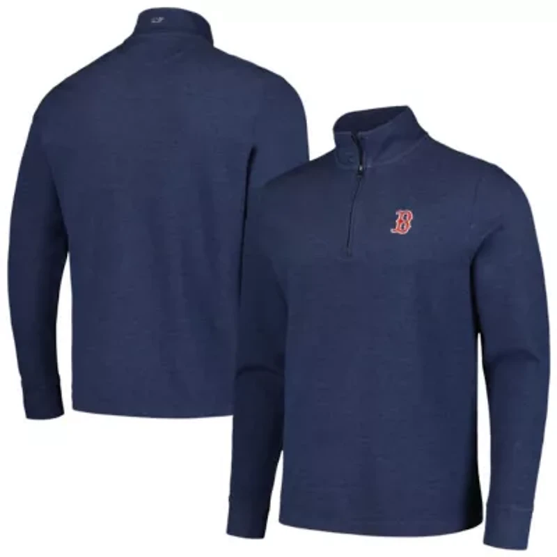 Boston Red Sox MLB Vineyard Vines Saltwater Quarter-Zip Jacket
