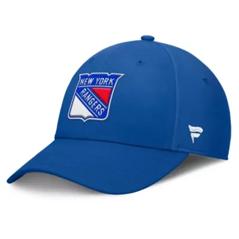NHL Fanatics New York Rangers Core Primary Logo Flex Hat