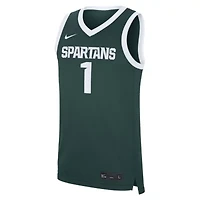 NCAA Nike #1 Michigan State Spartans Road Replica Jersey