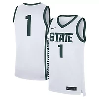 NCAA Nike #1 Michigan State Spartans Home Replica Jersey