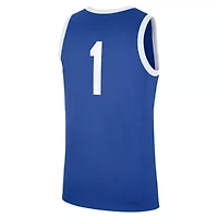 NCAA Nike #1 Kentucky Wildcats Road Replica Jersey