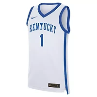 NCAA Nike #1 Kentucky Wildcats Home Replica Jersey