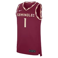 NCAA Nike #1 Florida State Seminoles Road Replica Jersey