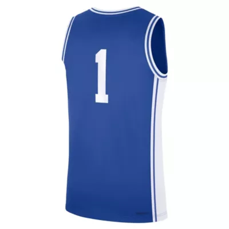 Duke Blue Devils NCAA Nike #1 Road Replica Jersey