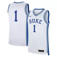 Duke Blue Devils NCAA Nike #1 Home Replica Jersey