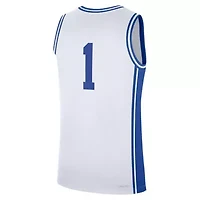 Duke Blue Devils NCAA Nike #1 Home Replica Jersey