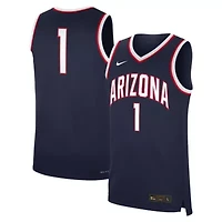 NCAA Nike #1 Arizona Wildcats Road Replica Jersey