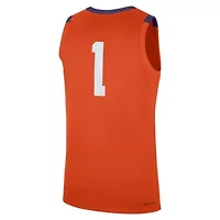 NCAA Nike #1 Clemson Tigers Road Replica Jersey