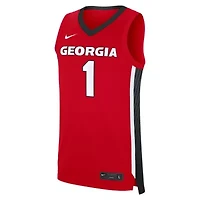 NCAA Nike #1 Georgia Bulldogs Road Replica Jersey