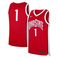 NCAA Nike #1 Ohio State Buckeyes Road Replica Jersey