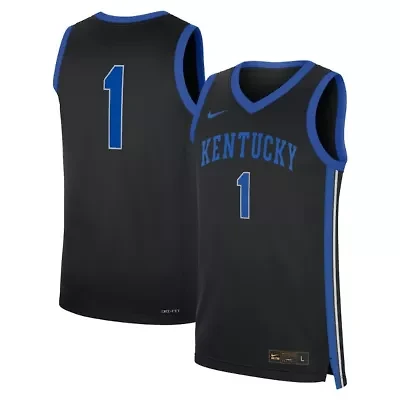 NCAA Nike #1 Kentucky Wildcats Alternate Replica Jersey