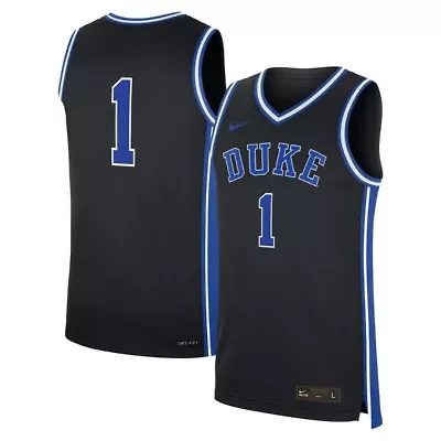 Duke Blue Devils NCAA Nike #1 Alternate Replica Jersey