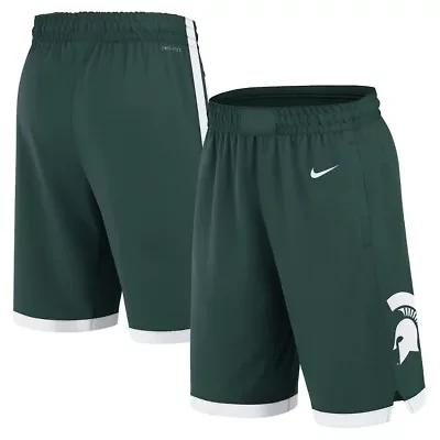 NCAA Nike Michigan State Spartans Road Replica Performance Basketball Shorts