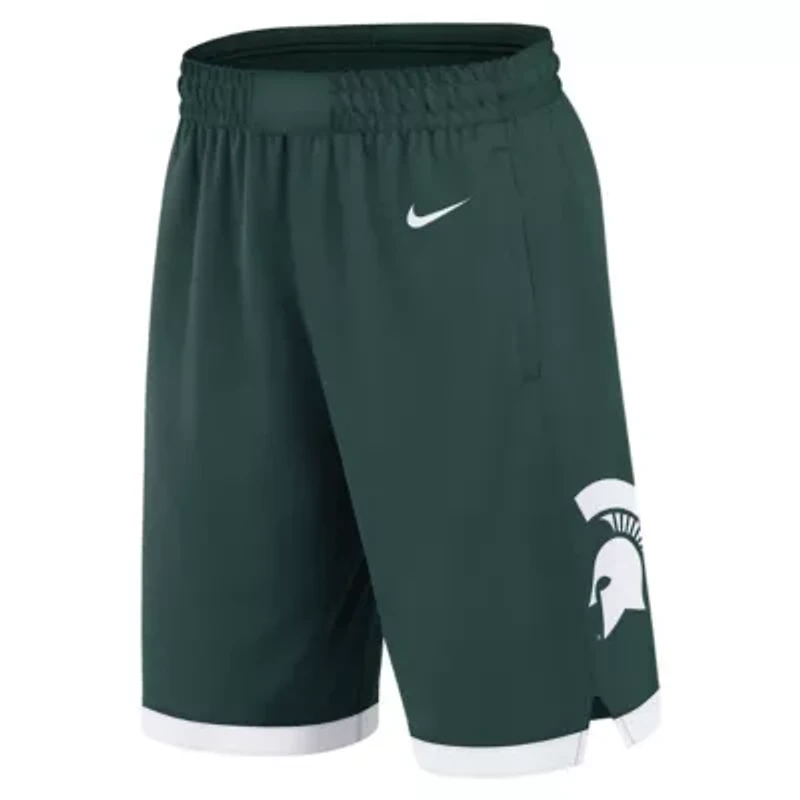 NCAA Nike Michigan State Spartans Road Replica Performance Basketball Shorts