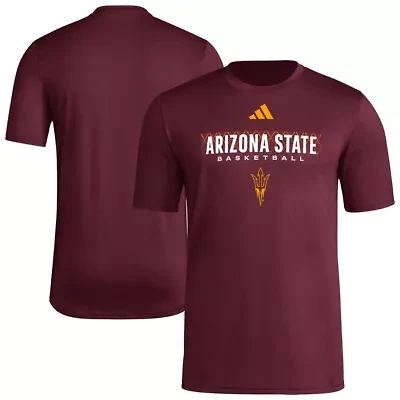 NCAA Arizona State Sun Devils Locker On-Court The Fade Pregame AEROREADY T-Shirt