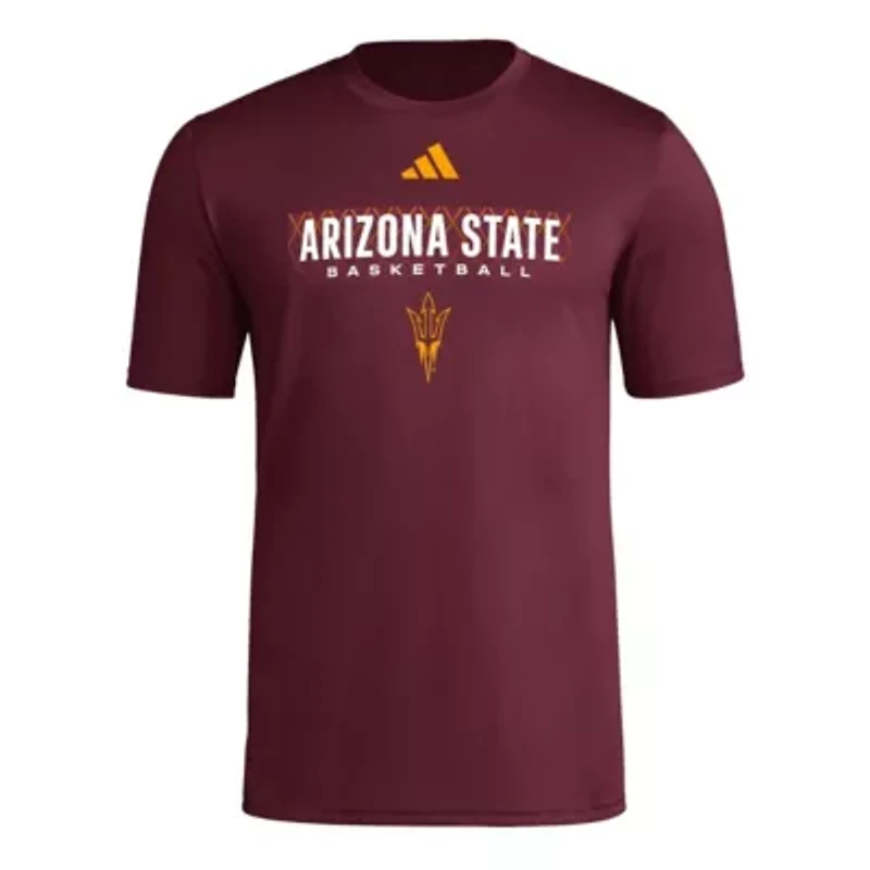 NCAA Arizona State Sun Devils Locker On-Court The Fade Pregame AEROREADY T-Shirt