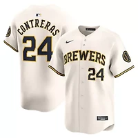 MLB Nike William Contreras Milwaukee Brewers Home Limited Player Jersey