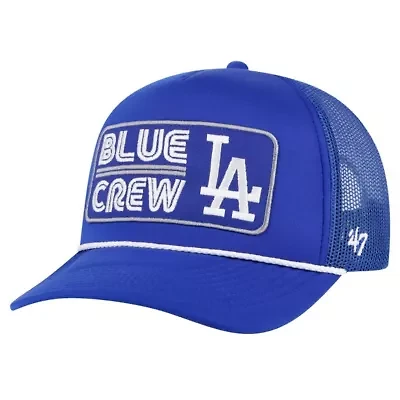 MLB Los Angeles Dodgers Local Patch Foam Front Trucker Adjustable Hat