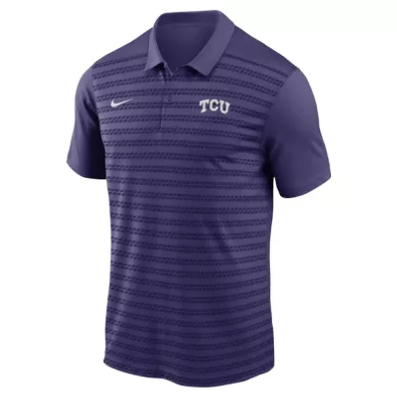 NCAA Nike TCU Horned Frogs 2024 Sideline Victory Coaches Performance Polo