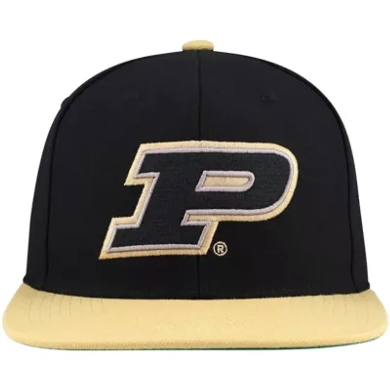 NCAA Black/Gold Purdue Boilermakers 2-Tone 2.0 Snapback Hat