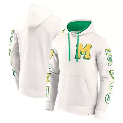 Vintage Hockey Fanatics Minnesota North Stars Letterman Pullover Hoodie