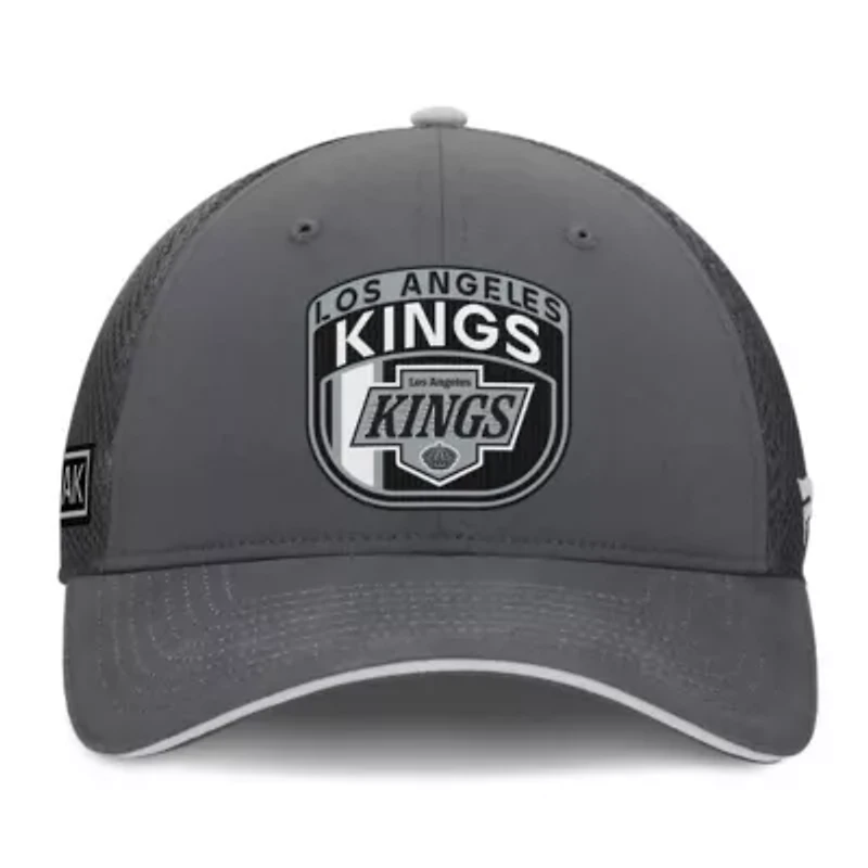 NHL Fanatics Los Angeles Kings Authentic Pro Home Ice Trucker Adjustable Hat
