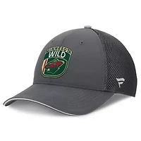 NHL Fanatics Minnesota Wild Authentic Pro Home Ice Trucker Adjustable Hat