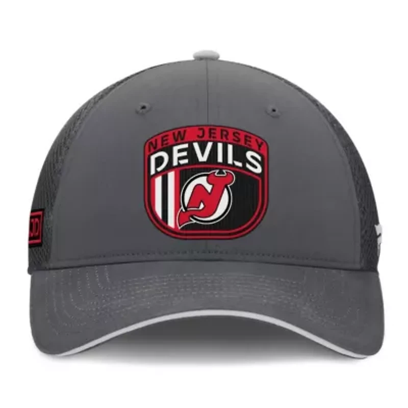 NHL Fanatics New Jersey Devils Authentic Pro Home Ice Trucker Adjustable Hat